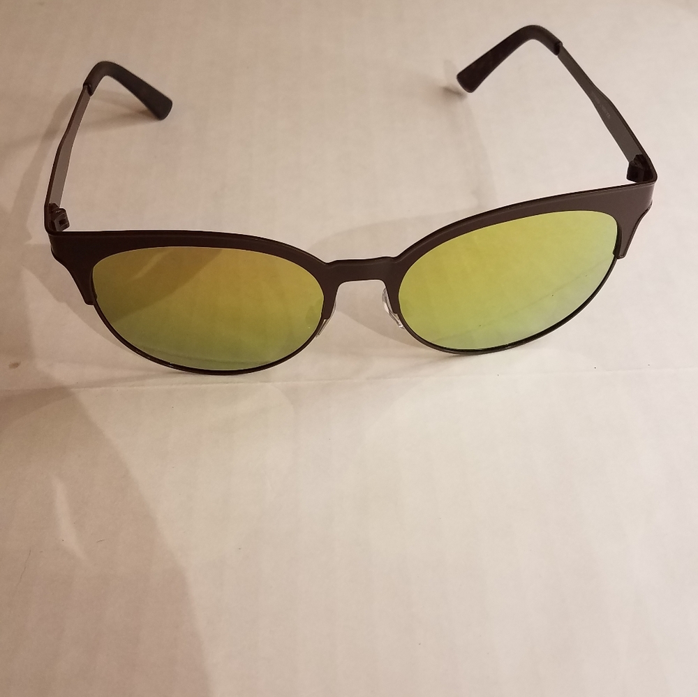 Brown metal sunglass  spk11